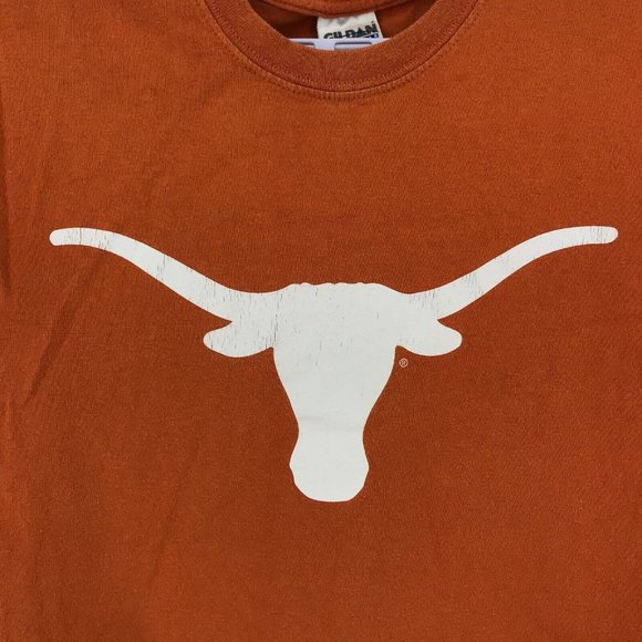 Texas Longhorns Mens Shirt Small Orange Short Sleeve NCAA UT College Football - Picture 3 of 12